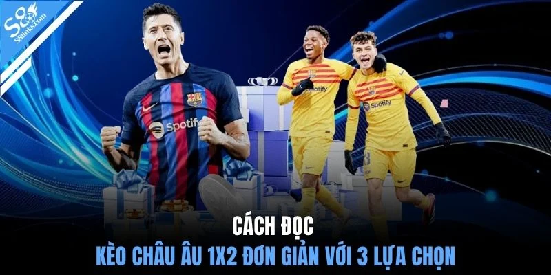 Cách đọc kèo châu Âu 1x2 đơn giản với 3 lựa chọn