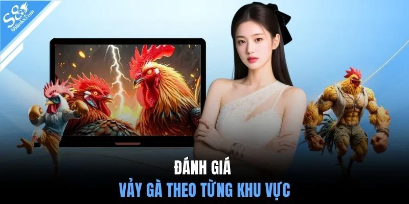 Đánh giá vảy gà theo từng khu vực