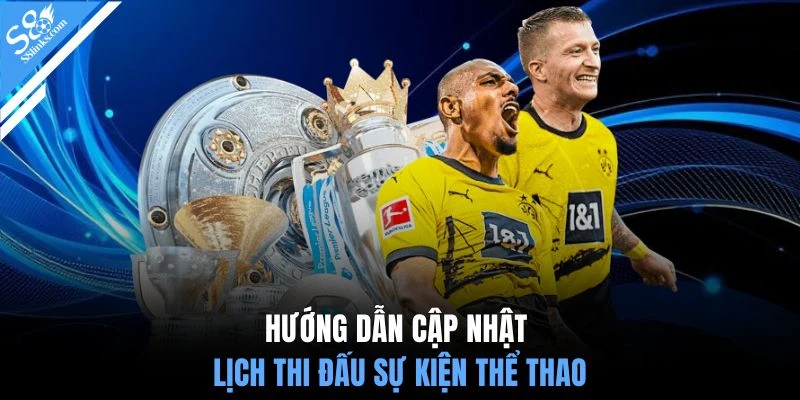 Hướng dẫn cập nhật lịch thi đấu sự kiện thể thao